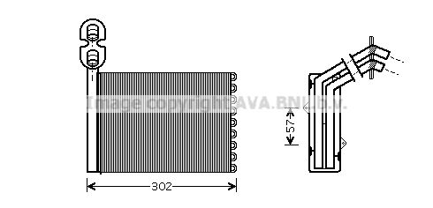 AVA QUALITY COOLING Siltummainis, Salona apsilde VWA6201